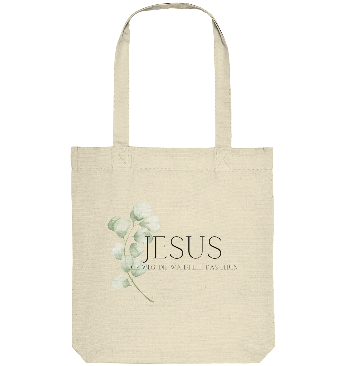 Jesus - der Weg, die Wahrheit, das Leben - Organic Tote-Bag - wertvoll und geliebt 