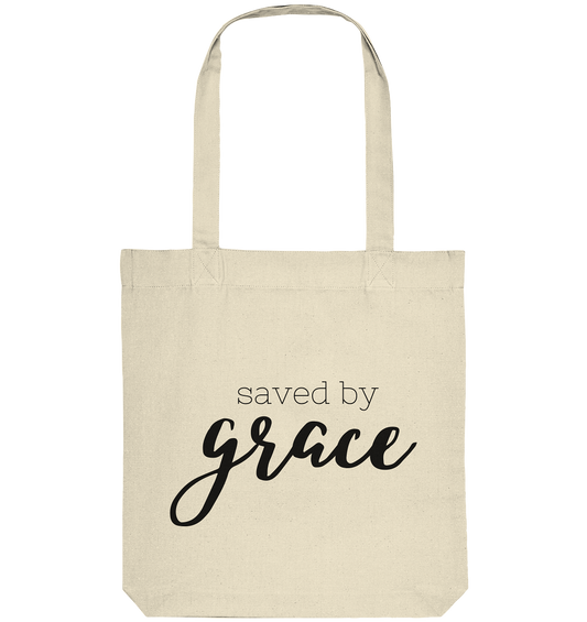 Saved by grace - Organic Tote-Bag - wertvoll und geliebt 
