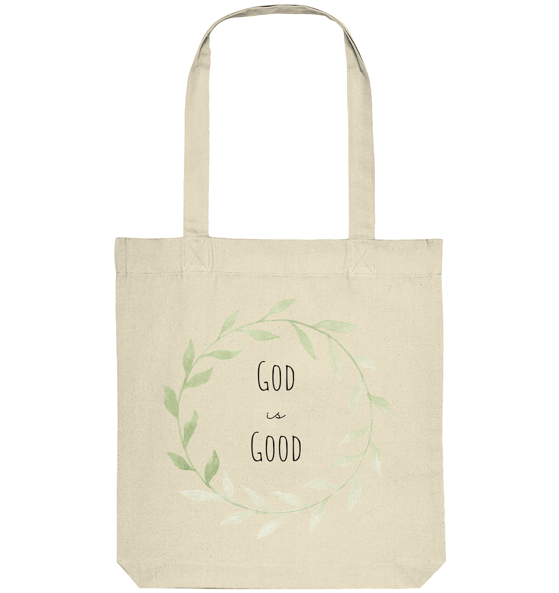 God is good - Organic Tote-Bag - wertvoll und geliebt 