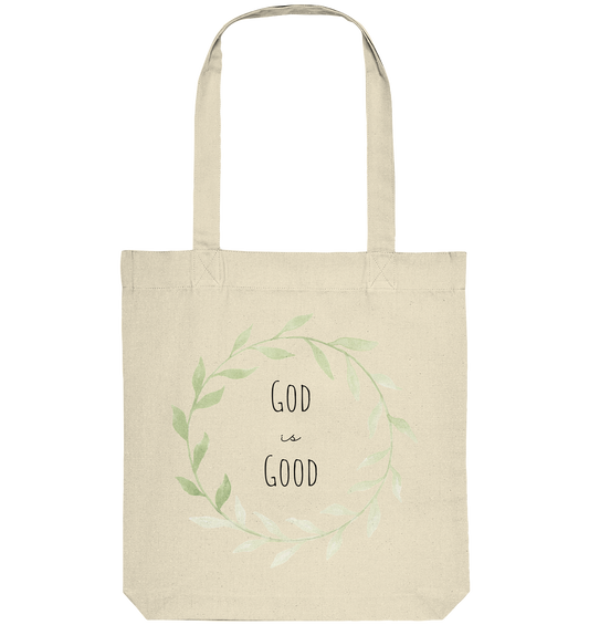God is good - Organic Tote-Bag - wertvoll und geliebt 