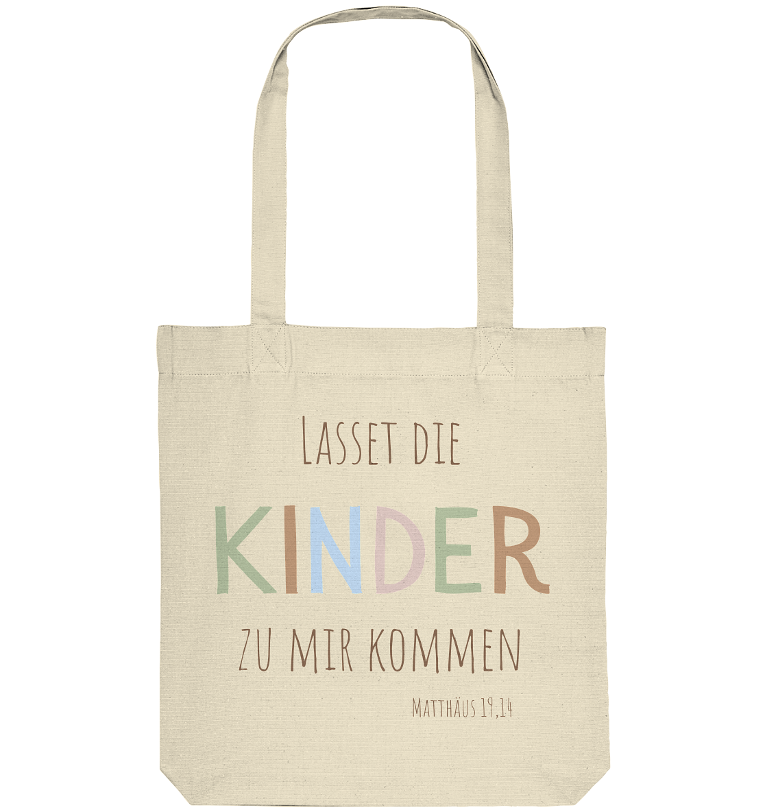 Lasset die Kinder zu mir kommen - Organic Tote-Bag - wertvoll und geliebt 