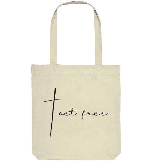 set free - Organic Tote-Bag - wertvoll und geliebt 