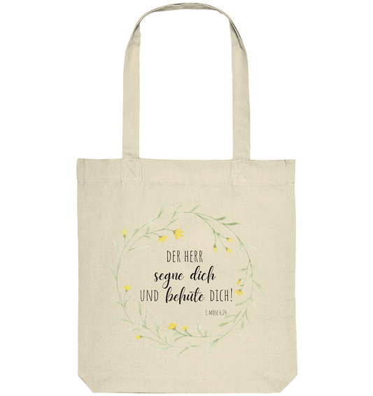 Der Herr segne Dich - Organic Tote-Bag - wertvoll und geliebt 