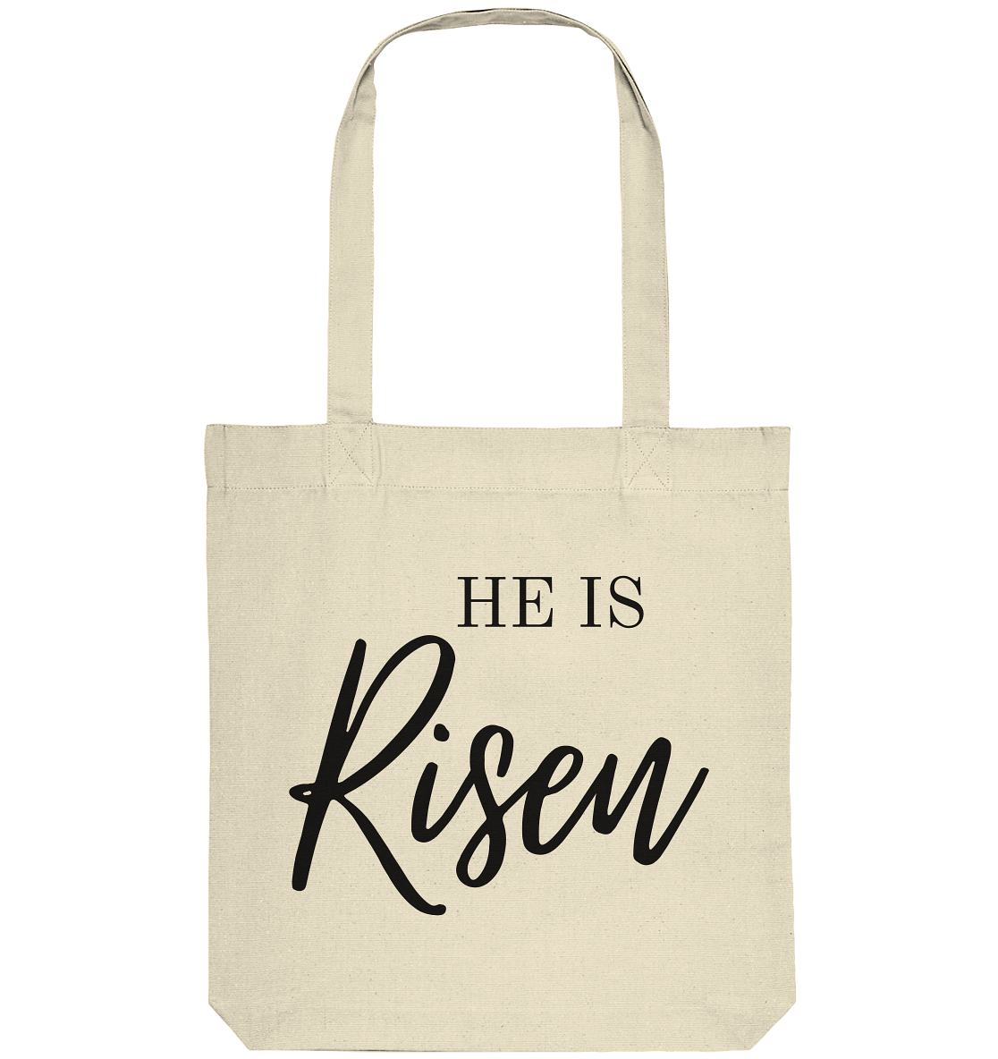 He is Risen - Organic Tote-Bag - wertvoll und geliebt 