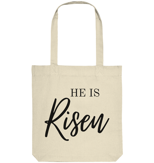 He is Risen - Organic Tote-Bag - wertvoll und geliebt 