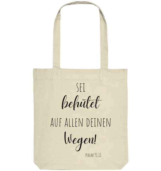 Sei behütet - Organic Tote-Bag - wertvoll und geliebt 