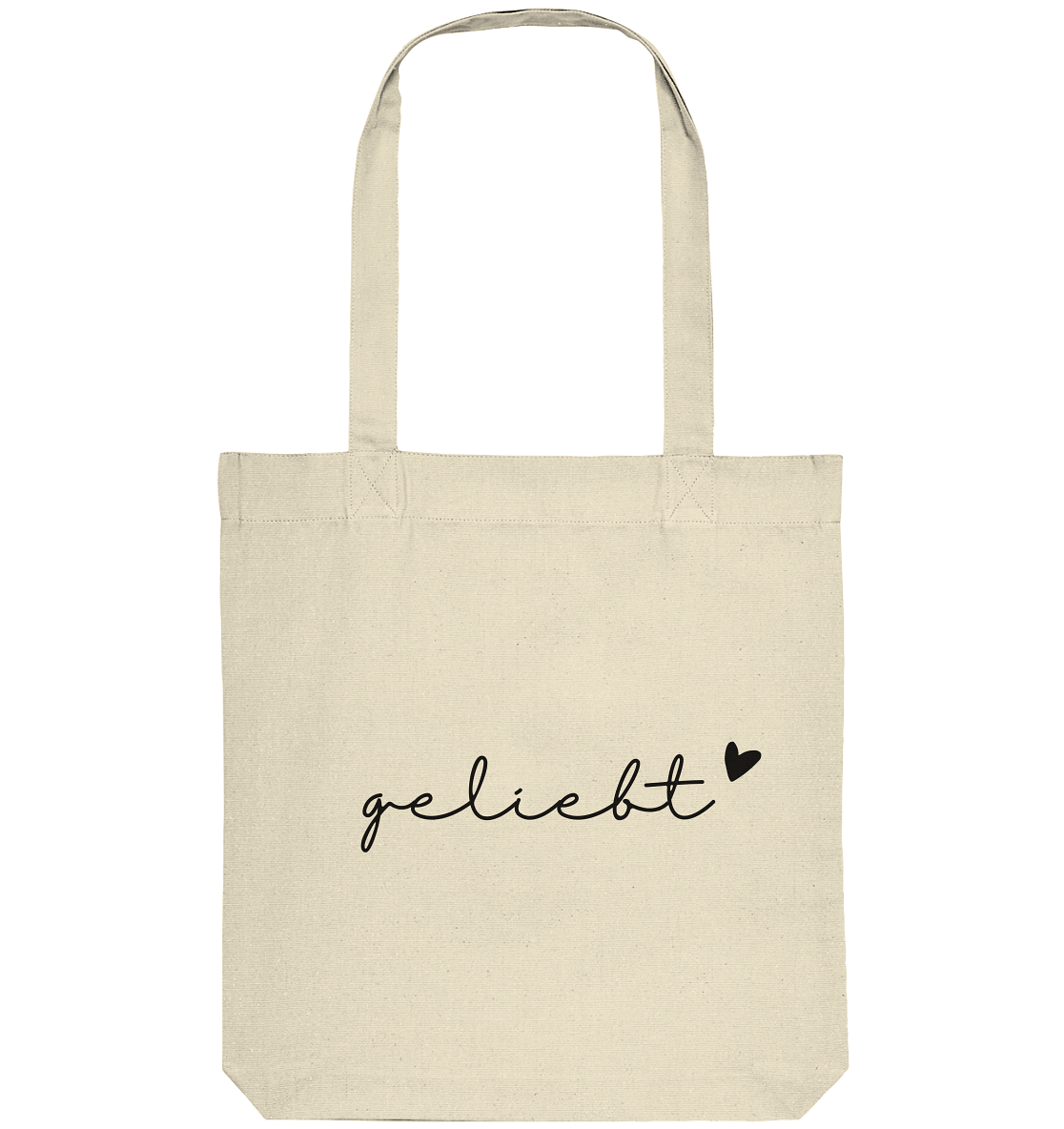 geliebt - Organic Tote-Bag - wertvoll und geliebt 
