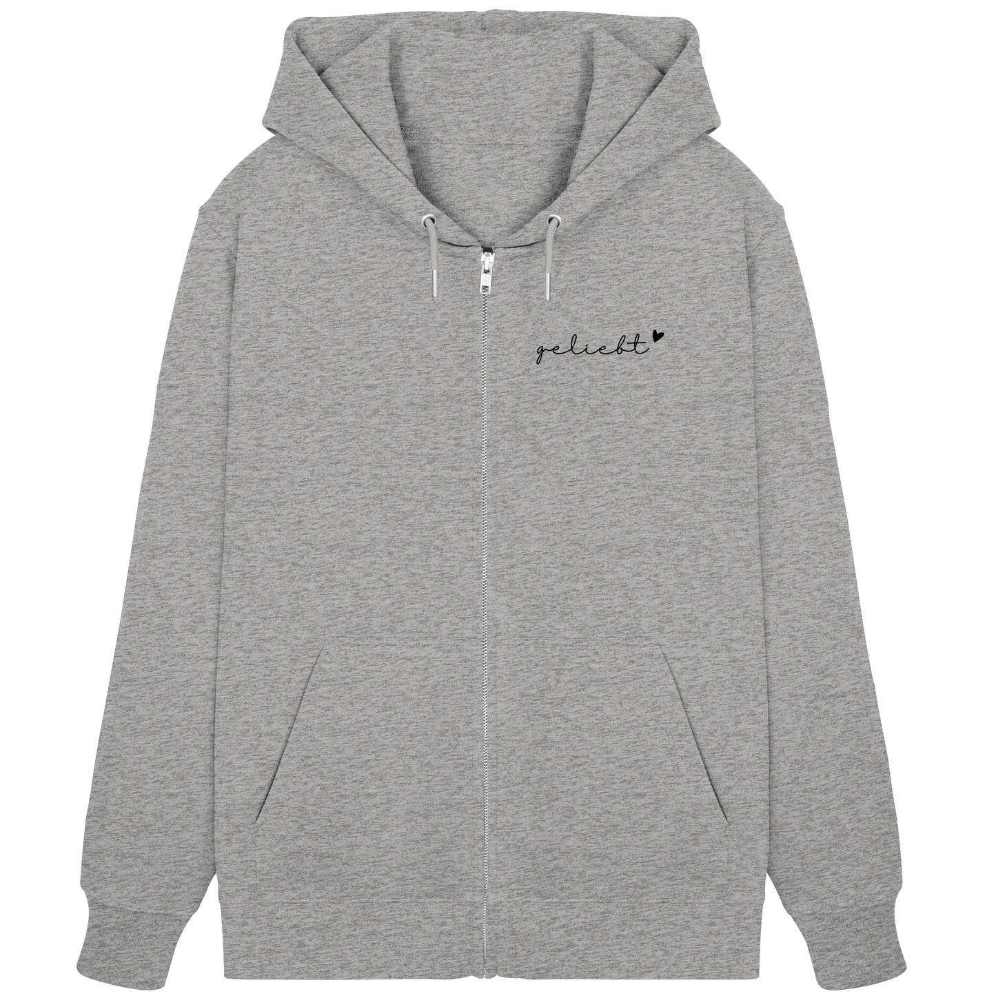 geliebt - Organic Zipper - wertvoll und geliebt 