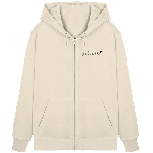 geliebt - Organic Zipper - wertvoll und geliebt 