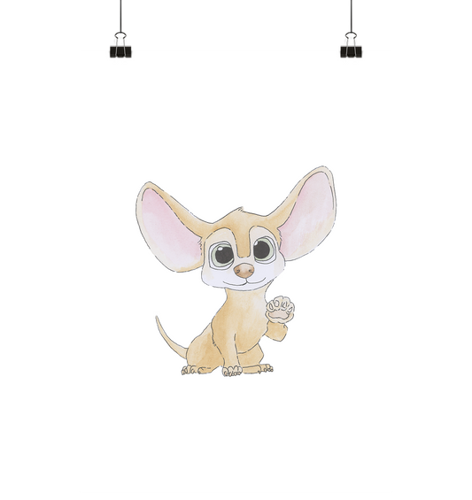 Milky - Poster Din A4 (hoch) - wertvoll und geliebt 