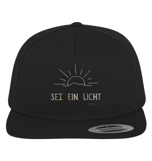 Sei ein Licht - Premium Snapback - wertvoll und geliebt 