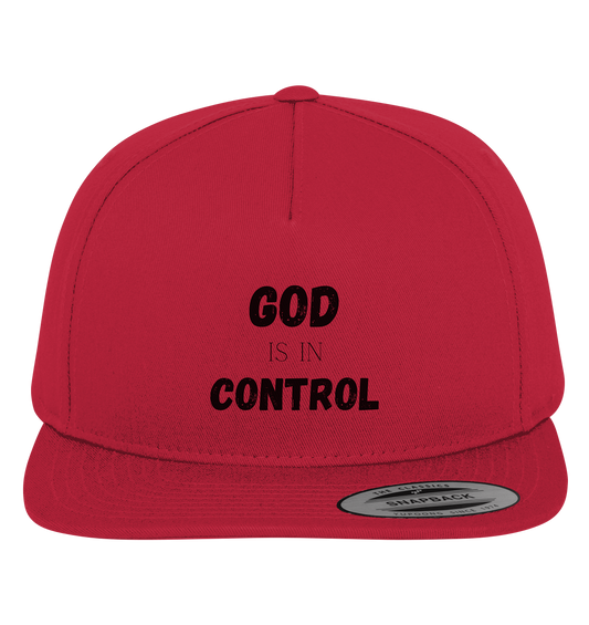 God is in control H - Premium Snapback - wertvoll und geliebt 