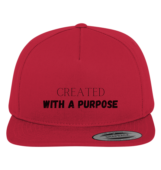 Created with a purpose - Premium Snapback - wertvoll und geliebt 