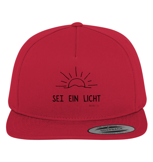 Sei ein Licht - Premium Snapback - wertvoll und geliebt 