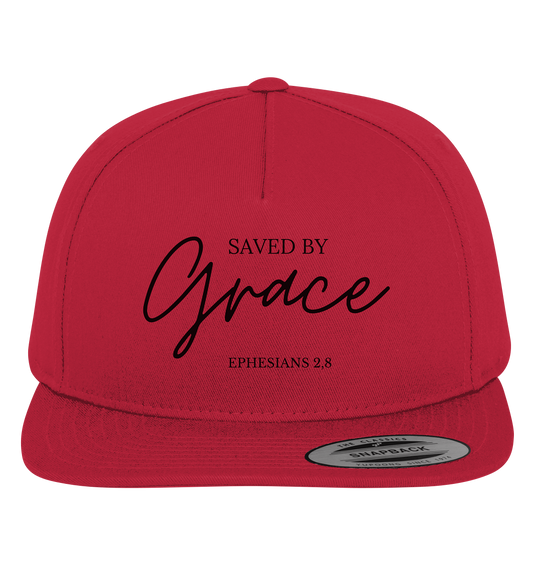 Saved by grace - Premium Snapback - wertvoll und geliebt 