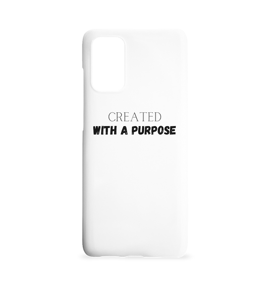 Created with a purpose - Samsung Galaxy S20+ Handyhülle - wertvoll und geliebt 