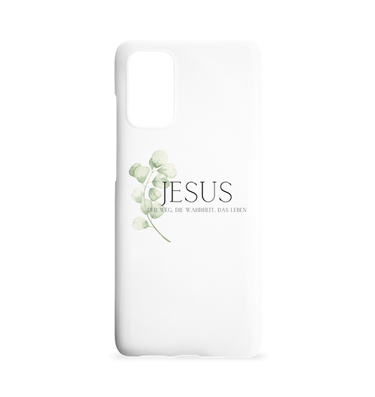 Jesus - der Weg, die Wahrheit, das Leben - Samsung Galaxy S20+ Handyhülle - wertvoll und geliebt 
