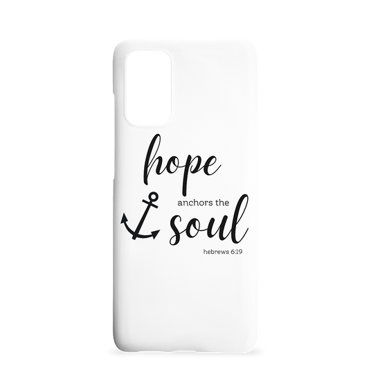 hope anchors the soul - Samsung Galaxy S20+ Handyhülle - wertvoll und geliebt 