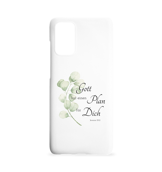 Gott hat einen Plan für Dich - Samsung Galaxy S20+ Handyhülle - wertvoll und geliebt 