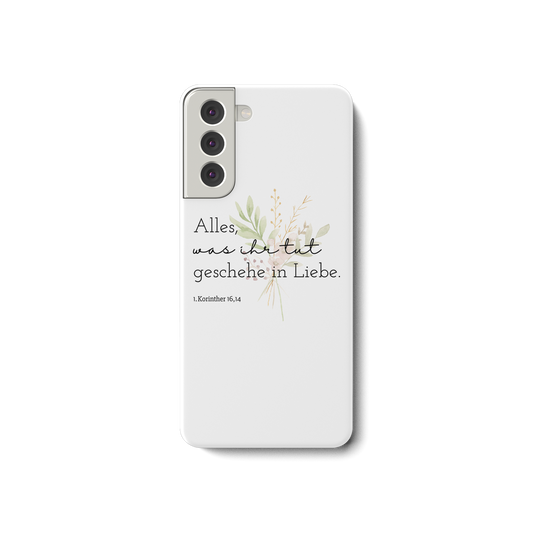 In Liebe - Samsung Galaxy S21 Handyhülle - wertvoll und geliebt 