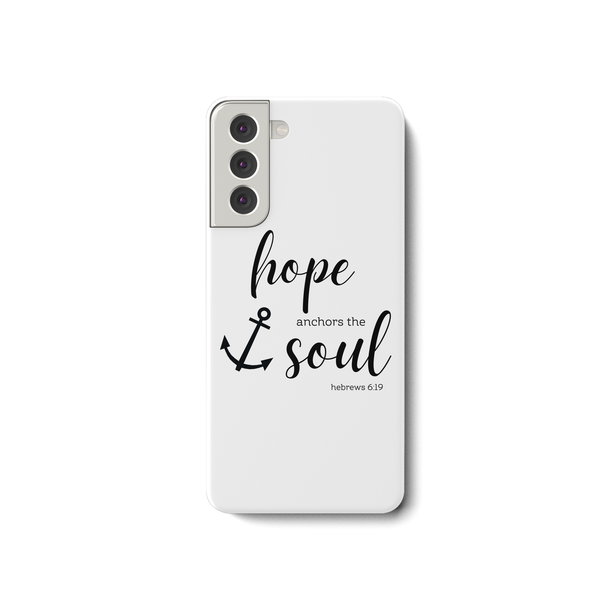 hope anchors the soul - Samsung Galaxy S21 Handyhülle - wertvoll und geliebt 