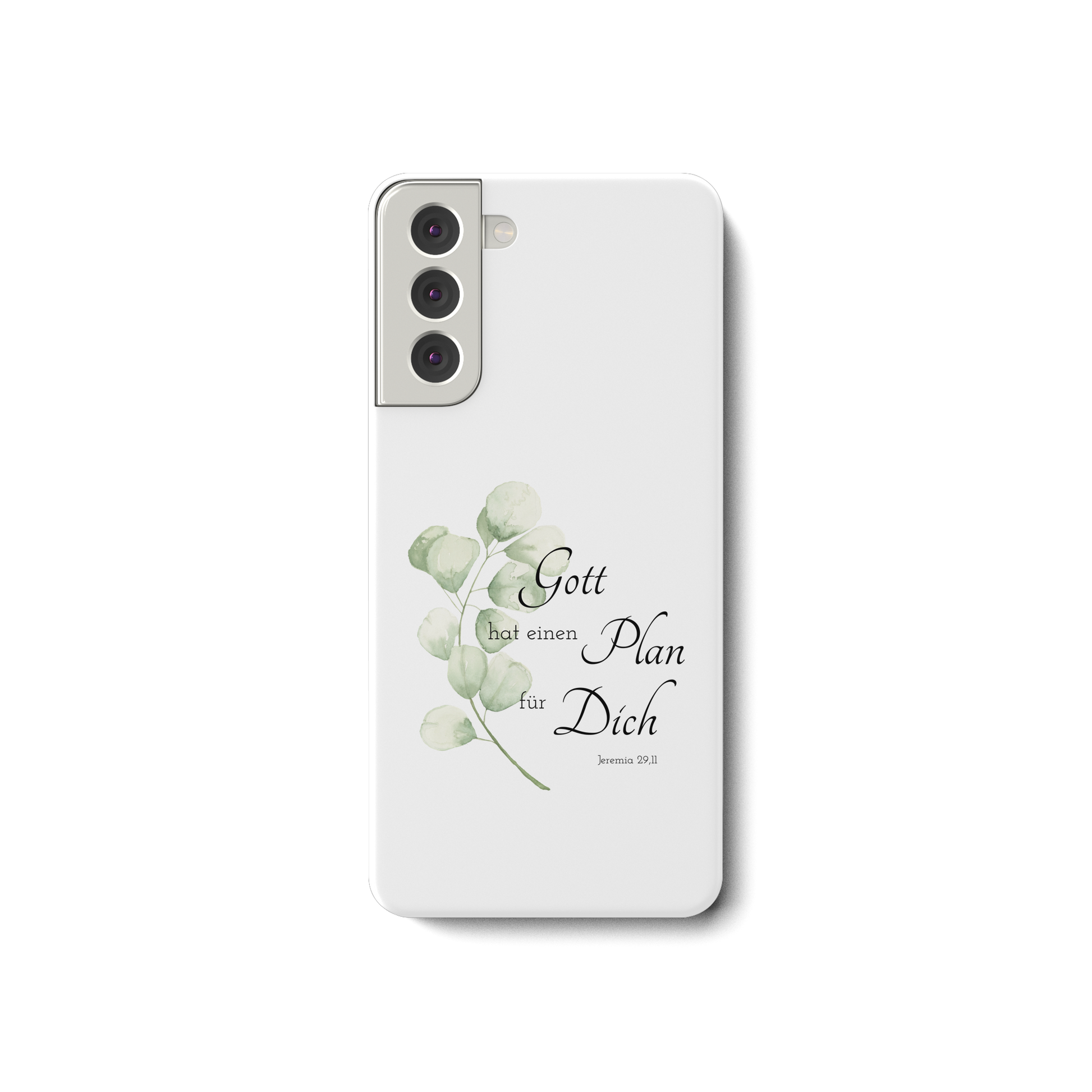 Gott hat einen Plan für Dich - Samsung Galaxy S21 Handyhülle - wertvoll und geliebt 