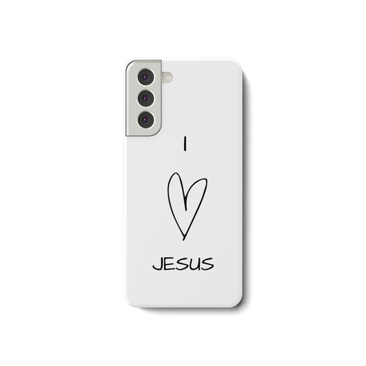 I love Jesus - Samsung Galaxy S21 Handyhülle - wertvoll und geliebt 