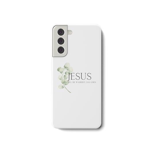 Jesus - der Weg, die Wahrheit, das Leben - Samsung Galaxy S21 Handyhülle - wertvoll und geliebt 