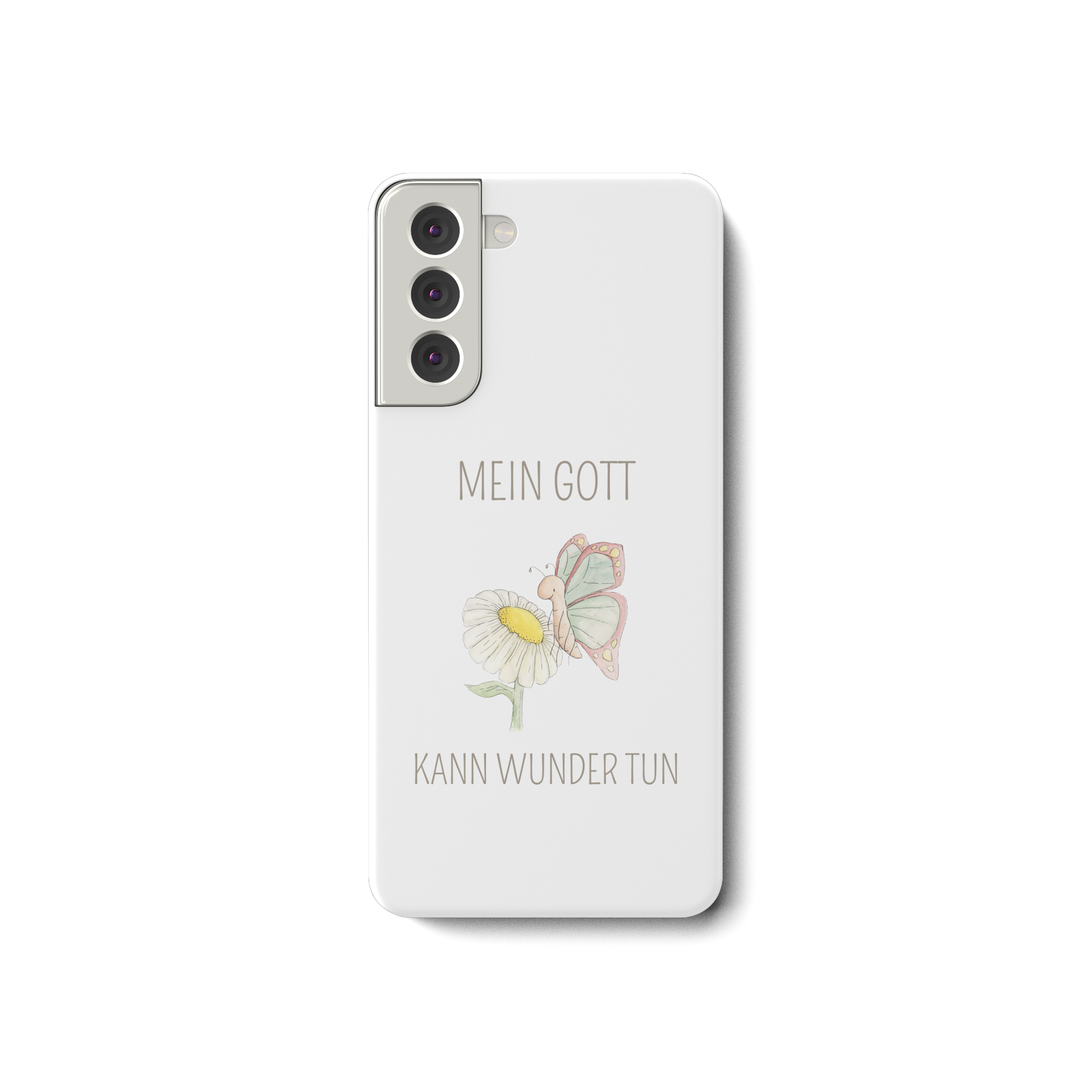 Mein Gott kann Wunder tun - Samsung Galaxy S21 Handyhülle - wertvoll und geliebt 