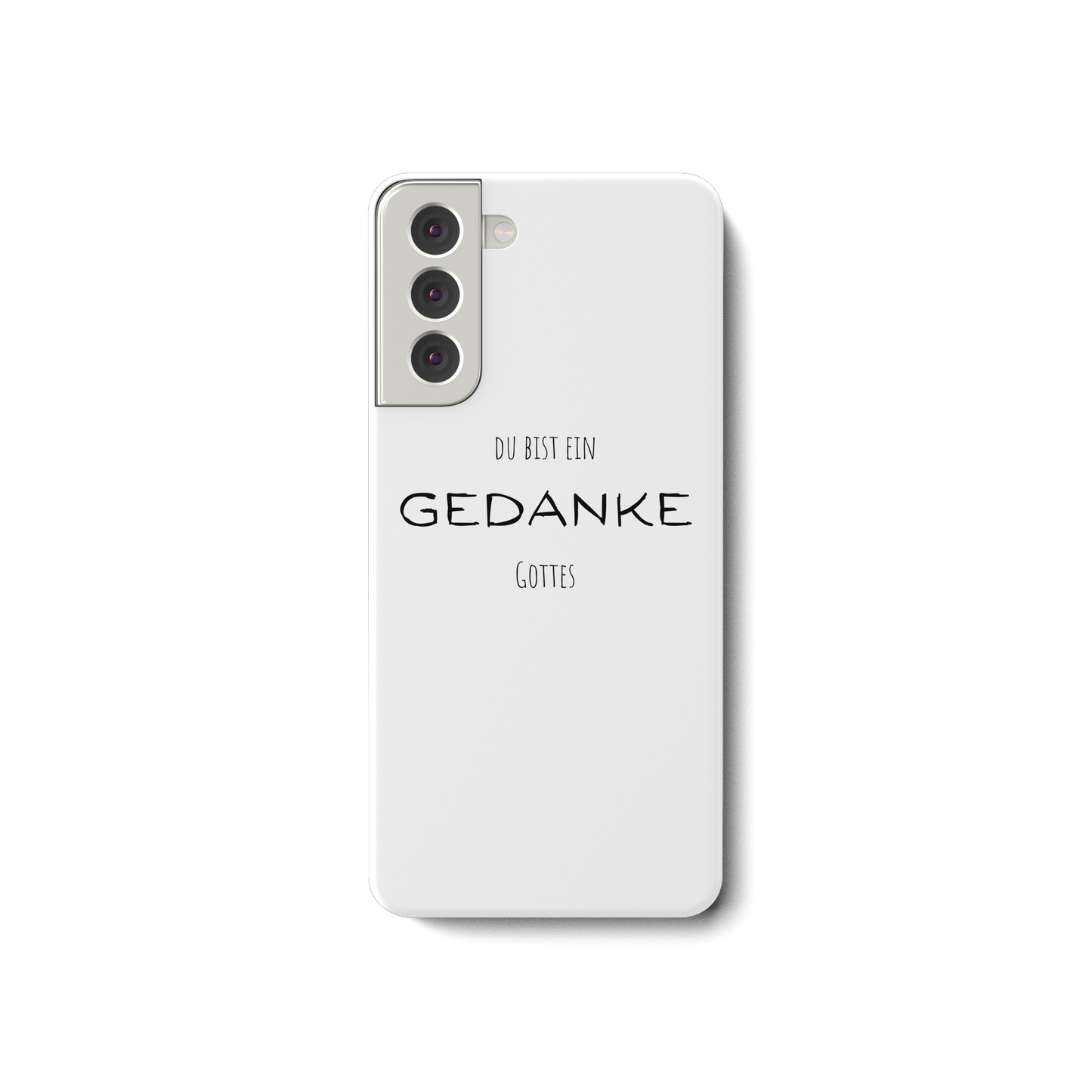 Du bist ein Gedanke Gottes - Samsung Galaxy S21 Handyhülle - wertvoll und geliebt 