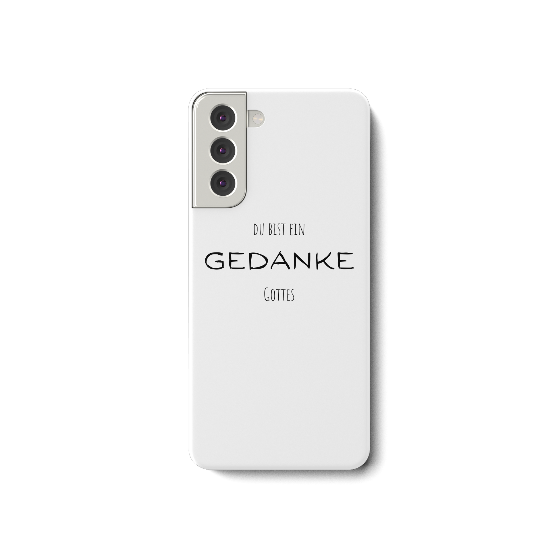 Du bist ein Gedanke Gottes - Samsung Galaxy S21 Handyhülle - wertvoll und geliebt 