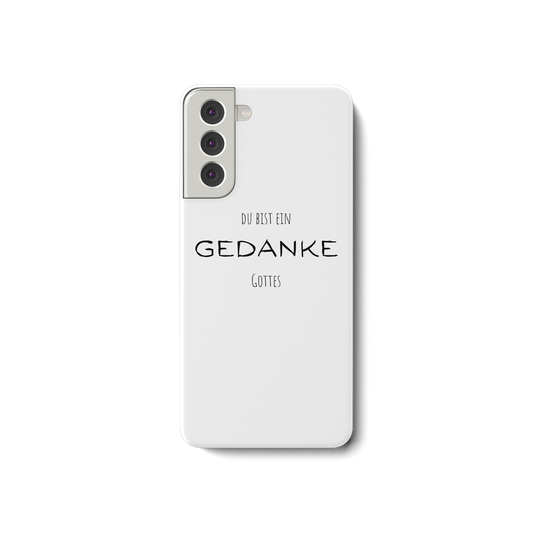 Du bist ein Gedanke Gottes - Samsung Galaxy S21 Handyhülle - wertvoll und geliebt 
