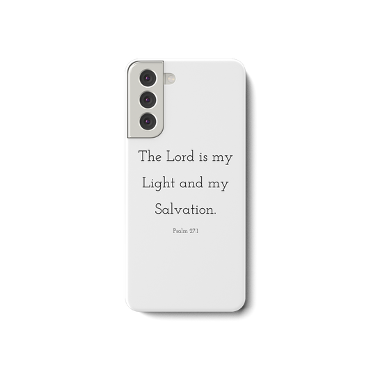Psalm 27:1 - Samsung Galaxy S21 Handyhülle - wertvoll und geliebt 