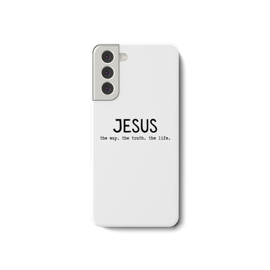 Jesus - the way. the truth. the life. - Samsung Galaxy S21 Handyhülle - wertvoll und geliebt 