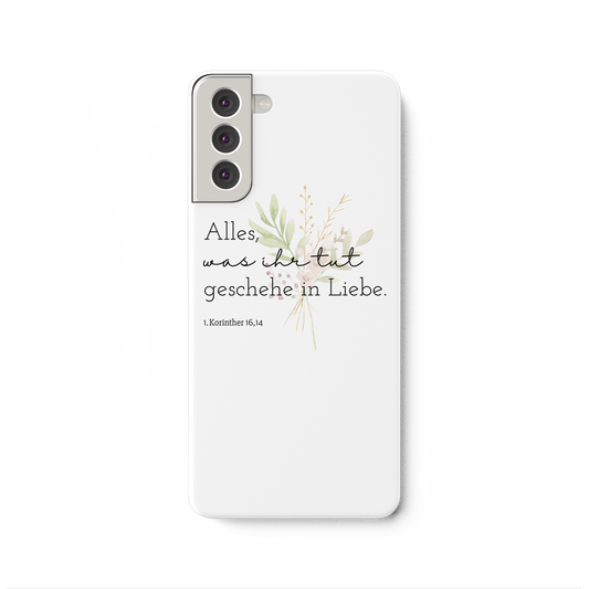 In Liebe - Samsung Galaxy S21 Plus Handyhülle - wertvoll und geliebt 