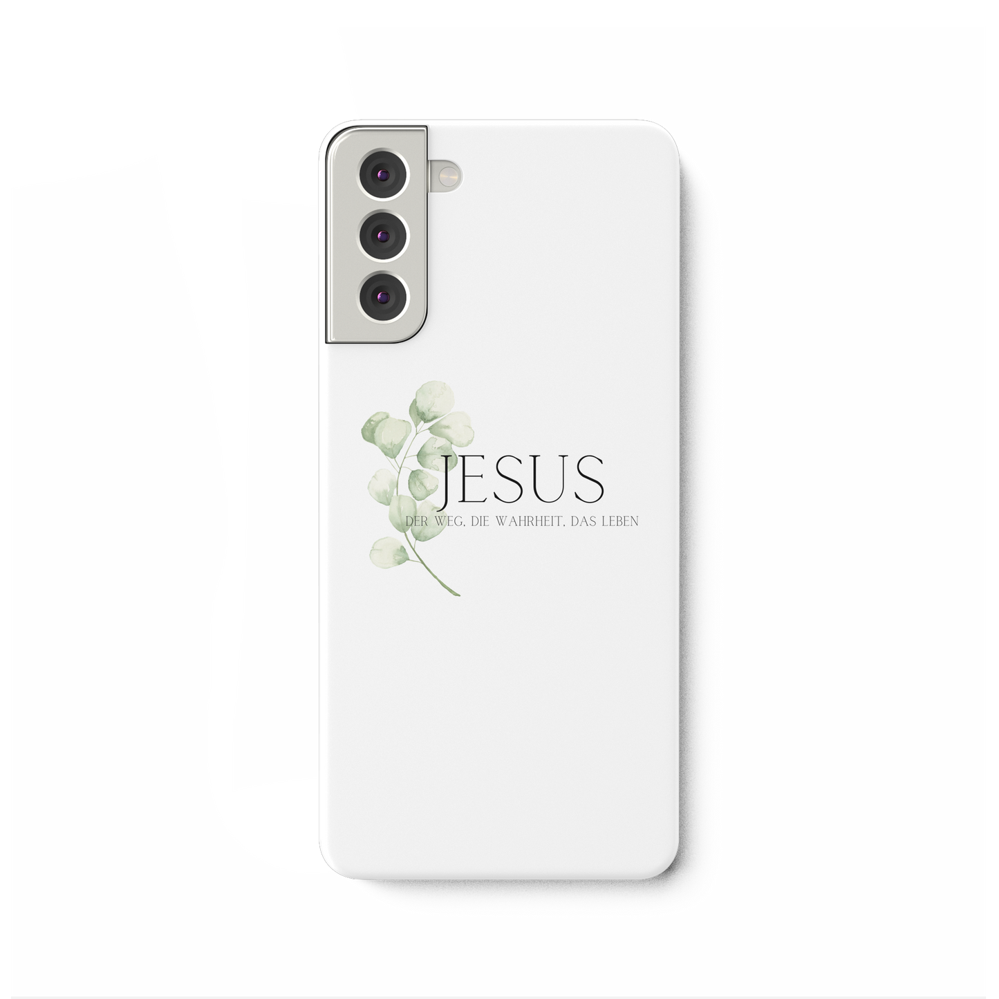 Jesus - der Weg, die Wahrheit, das Leben - Samsung Galaxy S21 Plus Handyhülle - wertvoll und geliebt 