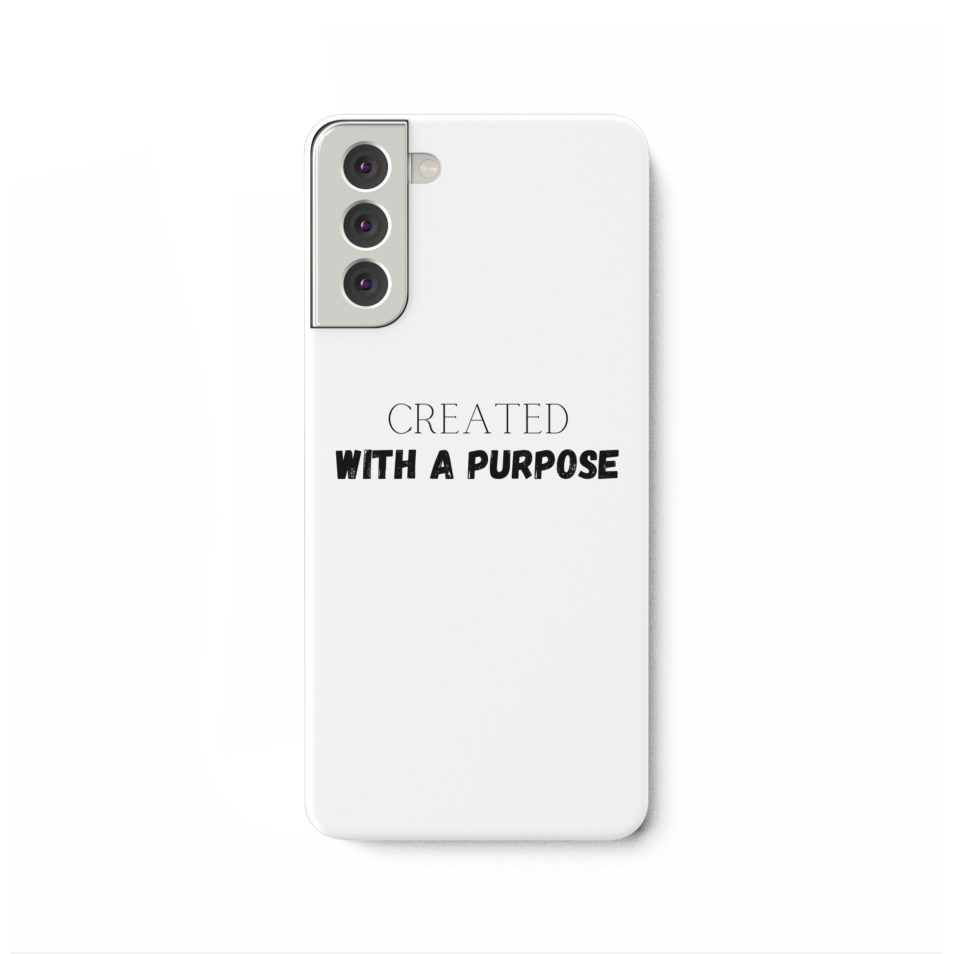 Created with a purpose - Samsung Galaxy S21 Plus Handyhülle - wertvoll und geliebt 