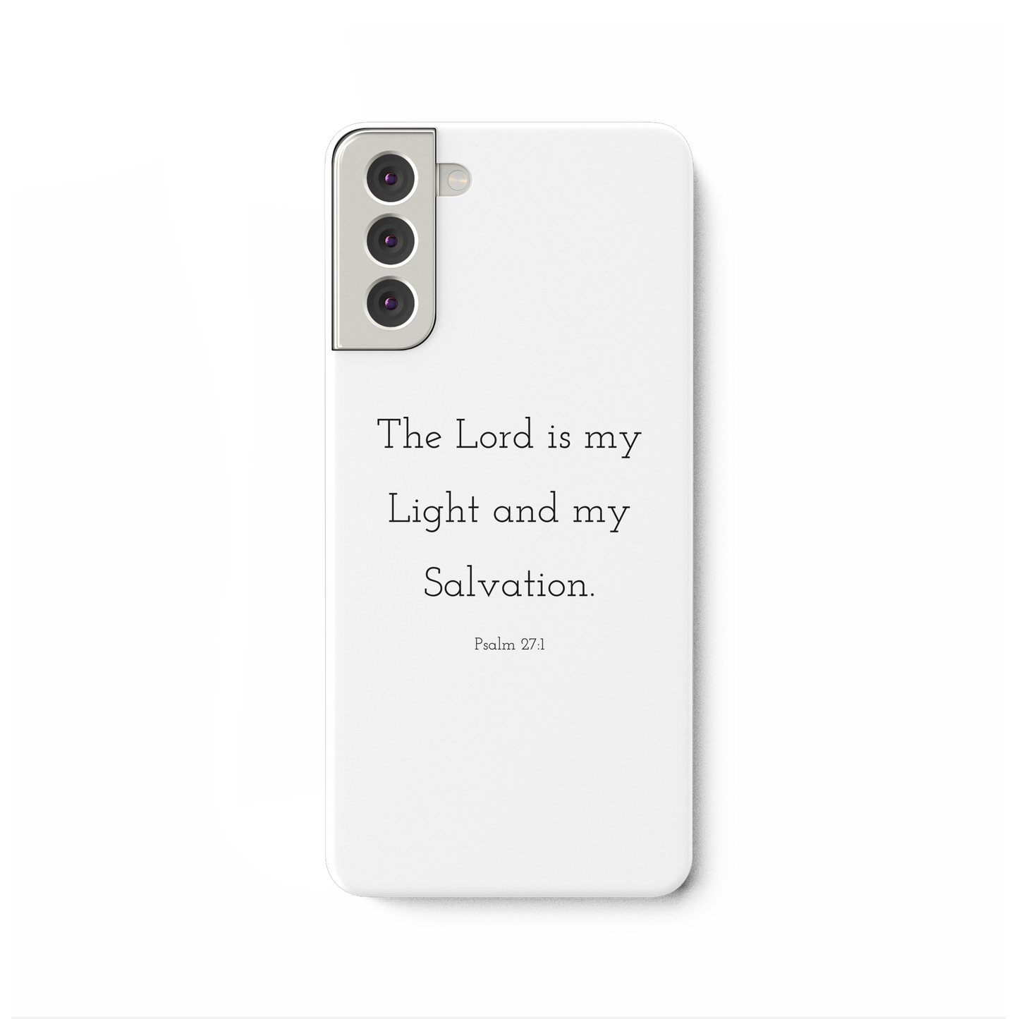 Psalm 27:1 - Samsung Galaxy S21 Plus Handyhülle - wertvoll und geliebt 