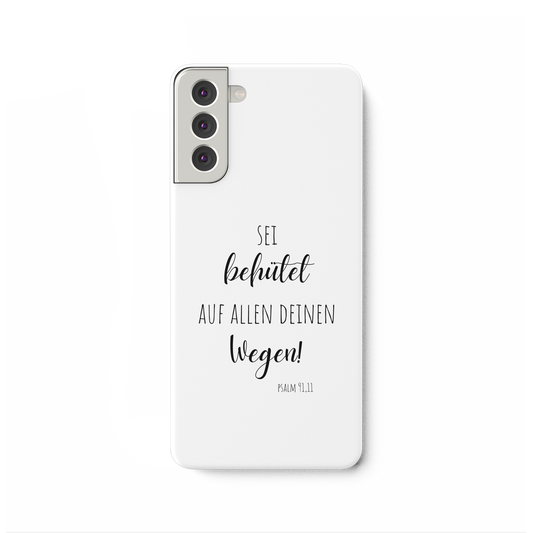 Sei behütet - Samsung Galaxy S21 Plus Handyhülle - wertvoll und geliebt 