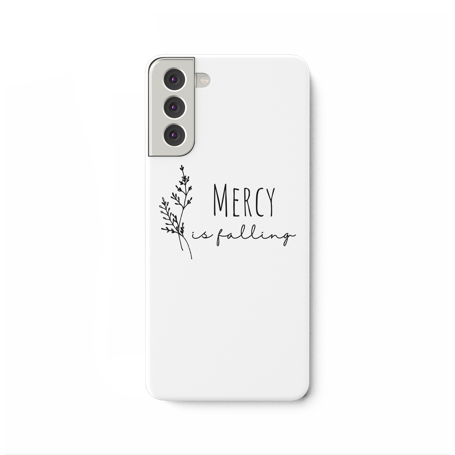 mercy is falling - Samsung Galaxy S21 Plus Handyhülle - wertvoll und geliebt 