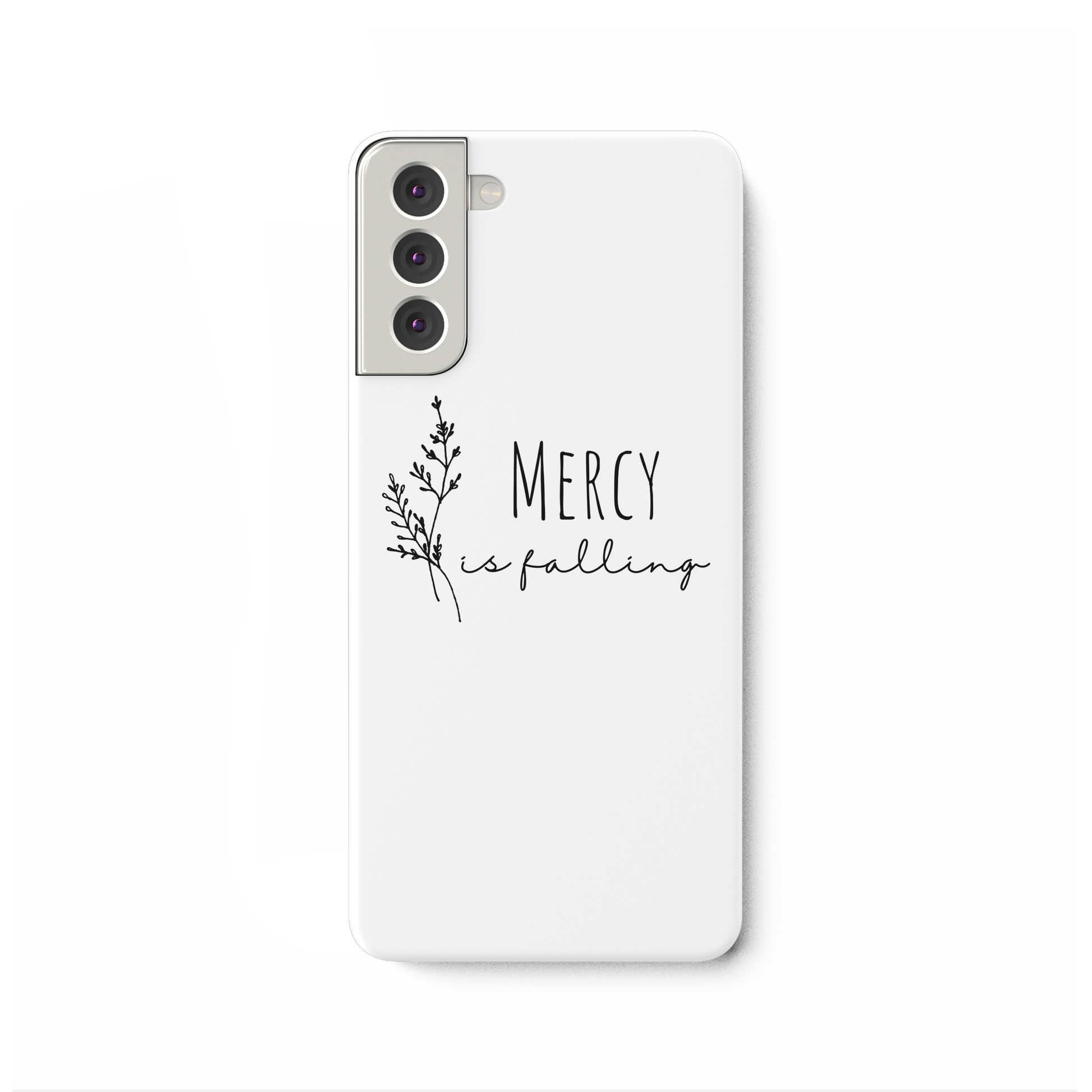 mercy is falling - Samsung Galaxy S21 Plus Handyhülle - wertvoll und geliebt 