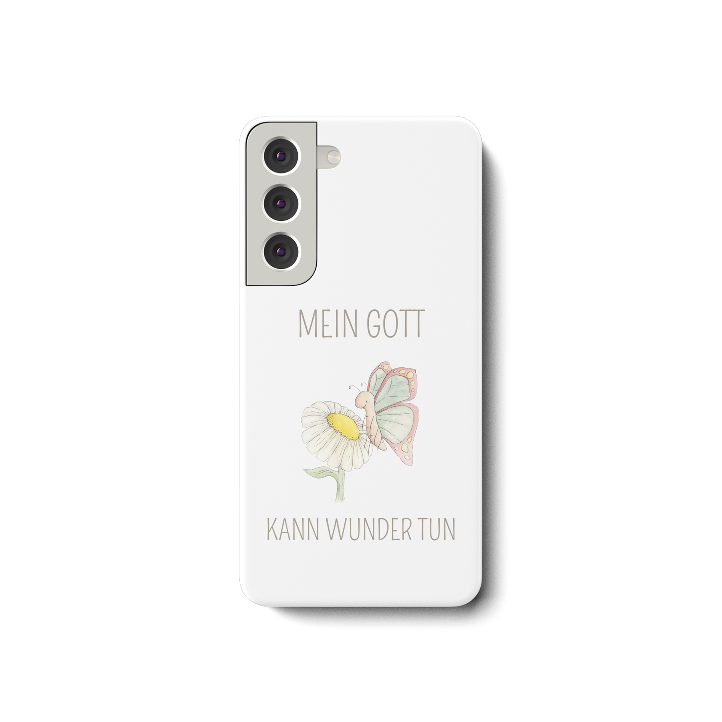 Mein Gott kann Wunder tun - Samsung Galaxy S22 Handyhülle - wertvoll und geliebt 