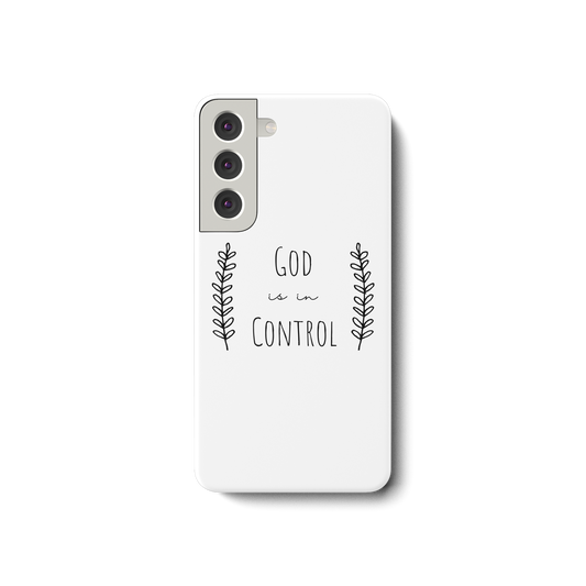 God is in control - Samsung Galaxy S22 Handyhülle - wertvoll und geliebt 