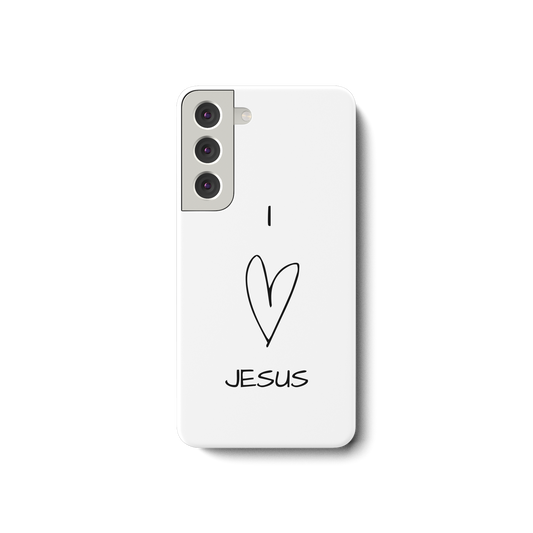 I love Jesus - Samsung Galaxy S22 Handyhülle - wertvoll und geliebt 