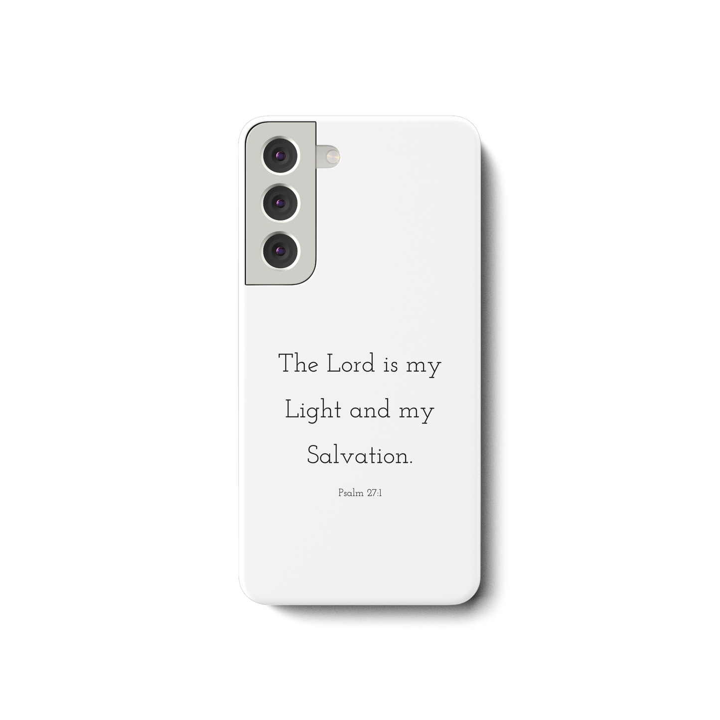 Psalm 27:1 - Samsung Galaxy S22 Handyhülle - wertvoll und geliebt 