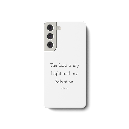 Psalm 27:1 - Samsung Galaxy S22 Handyhülle - wertvoll und geliebt 