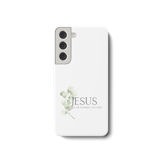 Jesus - der Weg, die Wahrheit, das Leben - Samsung Galaxy S22 Handyhülle - wertvoll und geliebt 