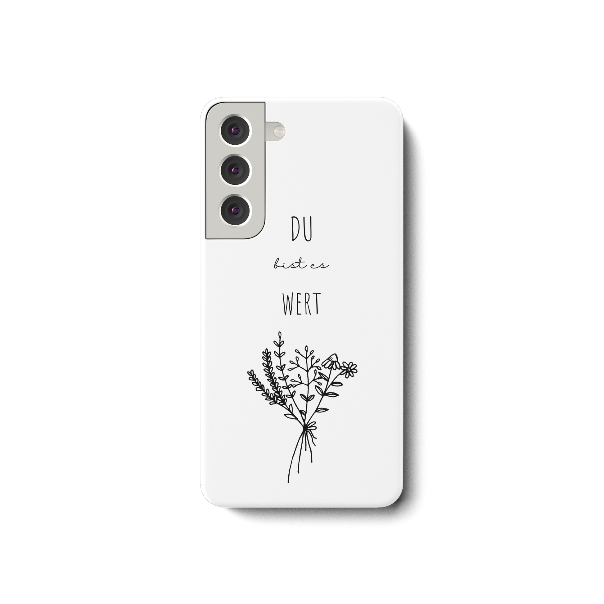 Du bist es wert - Samsung Galaxy S22 Handyhülle - wertvoll und geliebt 