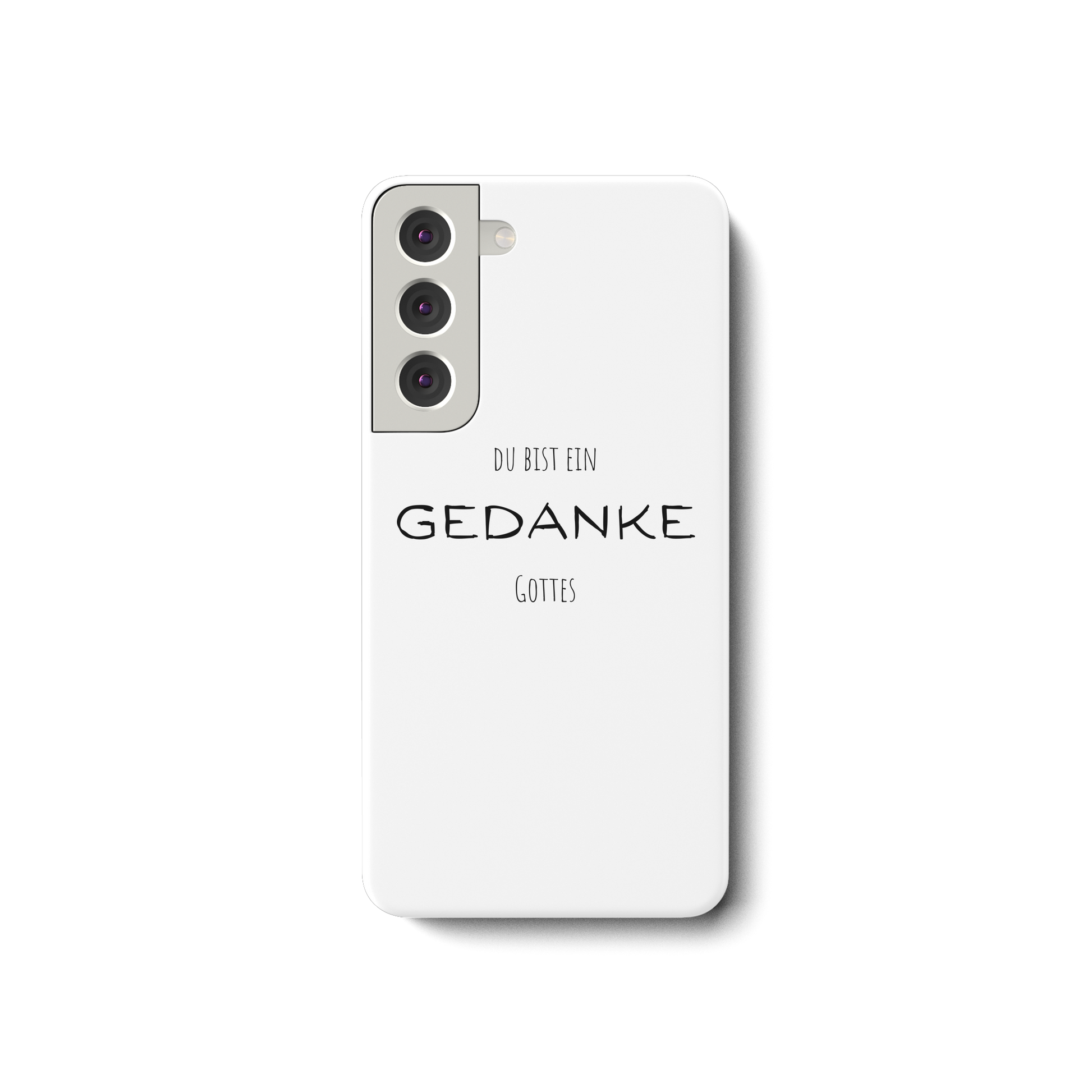 Du bist ein Gedanke Gottes - Samsung Galaxy S22 Handyhülle - wertvoll und geliebt 