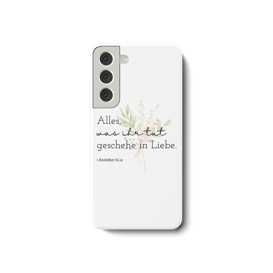 In Liebe - Samsung Galaxy S22 Handyhülle - wertvoll und geliebt 